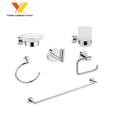 European Style Hotel Brass Bathroom Accessories Set