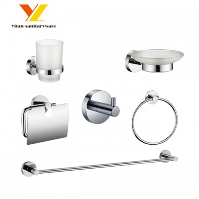 China Cheap Price Home And Hotel Toilet Accessory Metal Bathroom Set