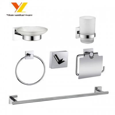 Low Price Wall Mount Brass Home Bathroom Hardware Set Bathroom Accessories Wholesale