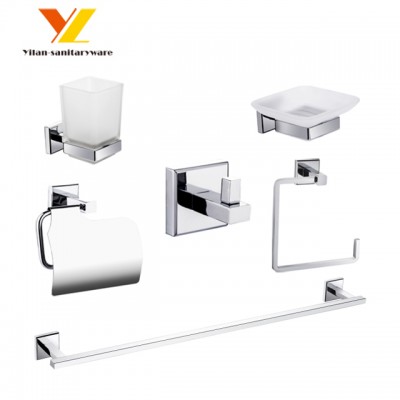 China Complete Bathroom Accessories Zinc Alloy Home Bath Accessories Set