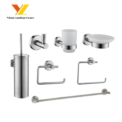 Factory Supply Home Decor  Stainless Steel Bathroom Accessories Set